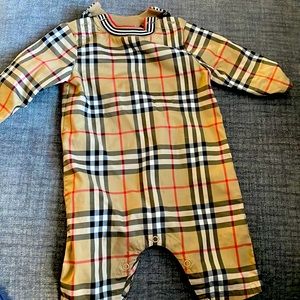 Burberry 6 month onzie